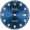 Bright blue set with diamonds