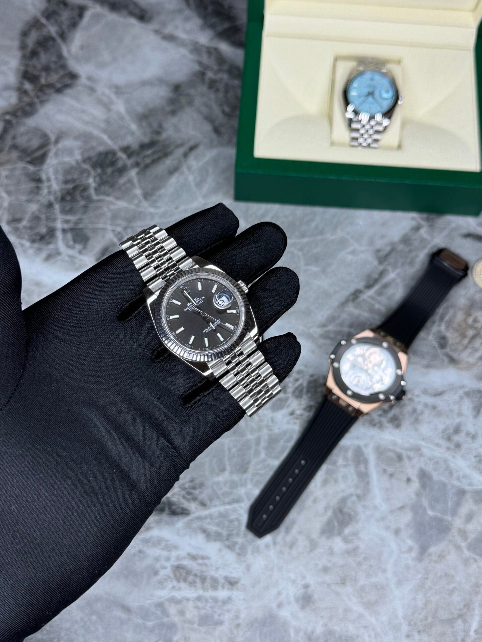 Alternative view of Datejust - Steel - Jubilee - Slate