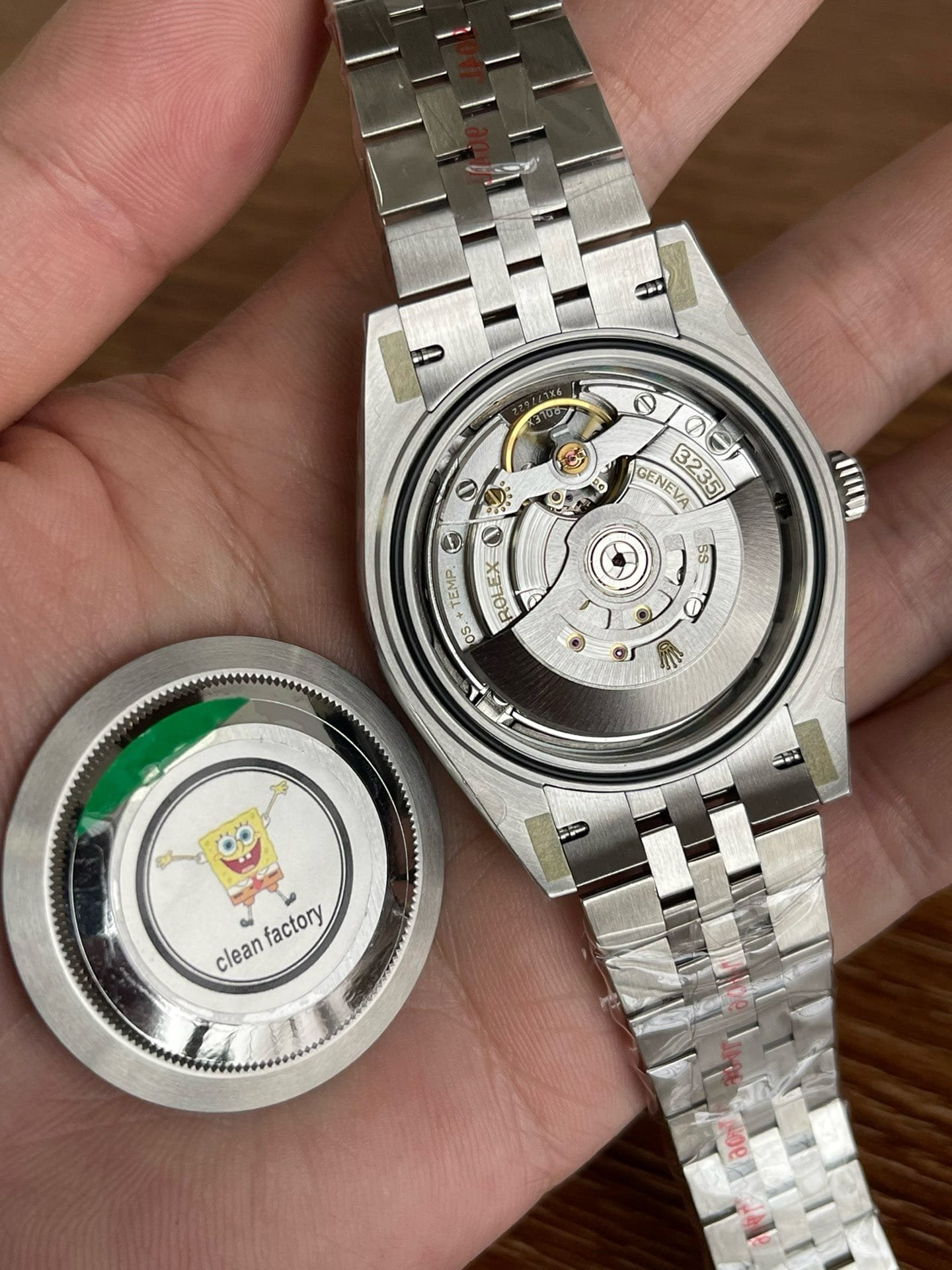 Alternative view of Datejust - Two Tone - Gold - Jubilee - Wimbledon – 18K Gold-plated bezel