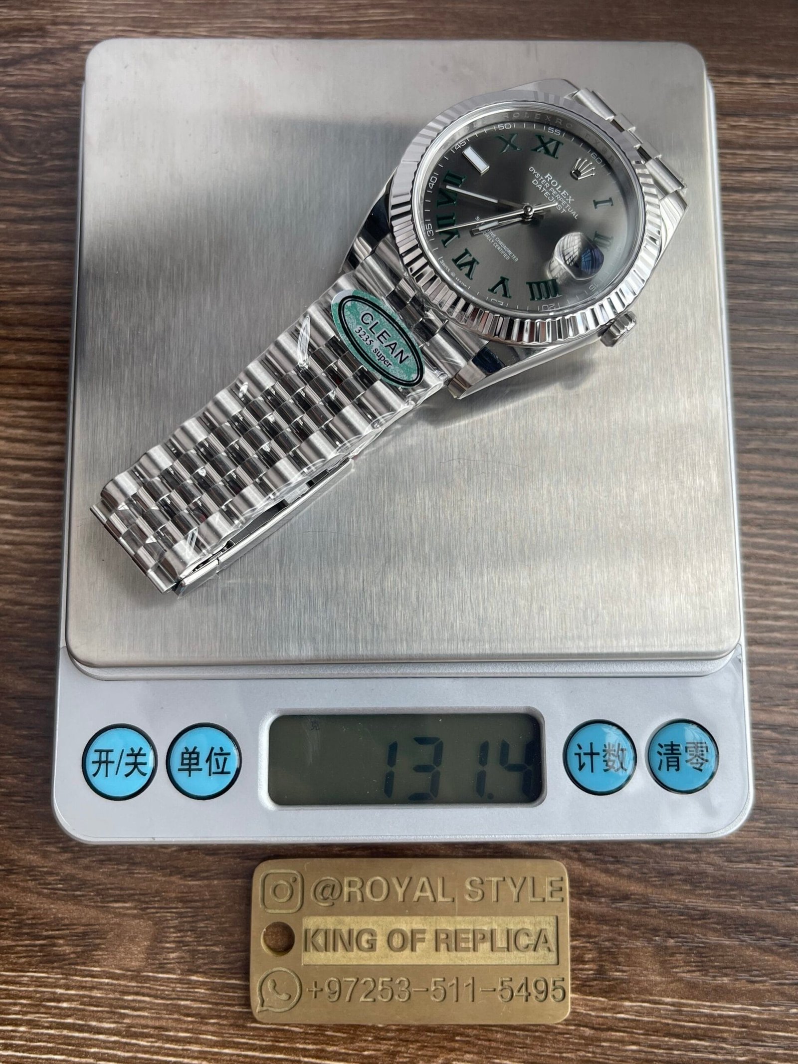 Alternative view of Datejust - Steel - Jubilee - Wimbledon