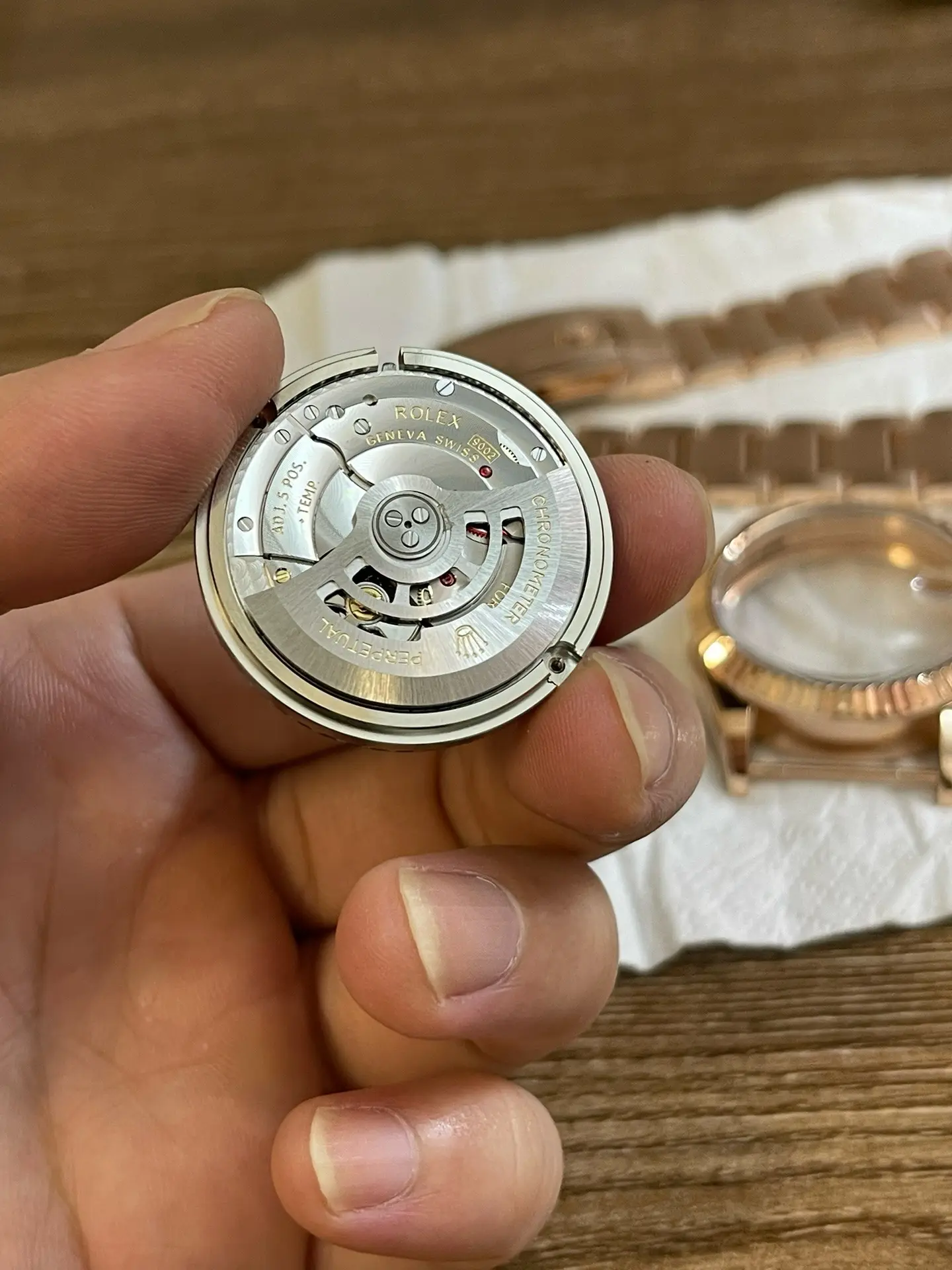 Alternative view of Sky Dweller – Gold – Oysterflax –Black dial 42mm